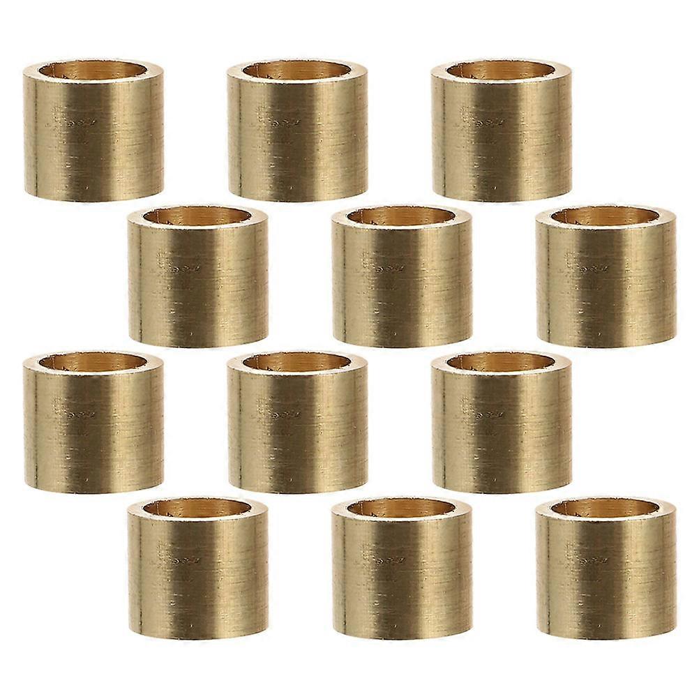 Copper Snooker Cue Ferrules for Pool Cue Tip Replacement 12Pcs Pack