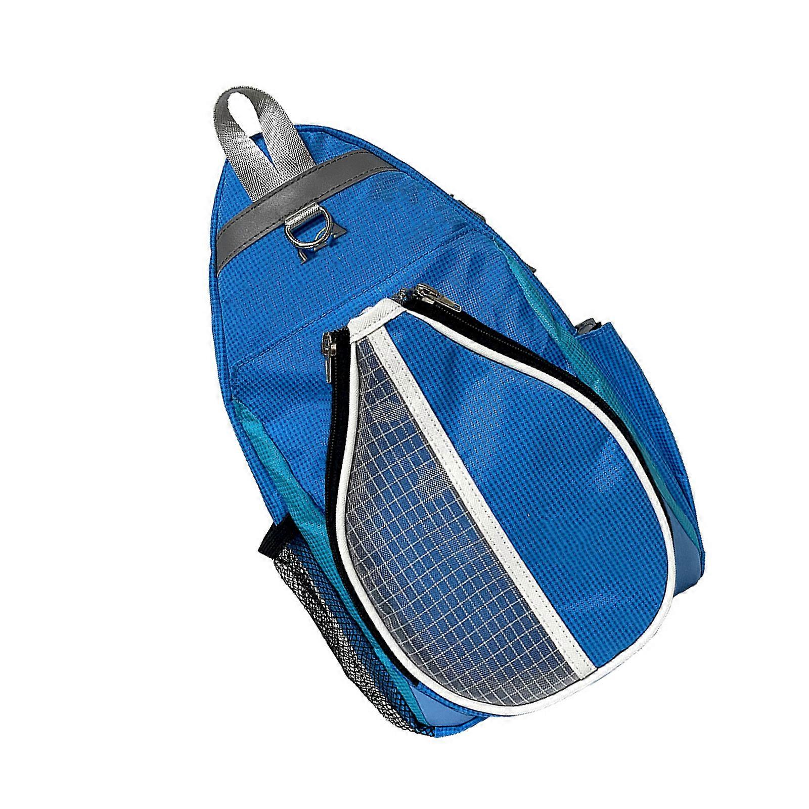 Tear Resistant Crossbody Carriers with Dedicated Rackets Compartment Waterproofed for Training Competitions  Sky Blue