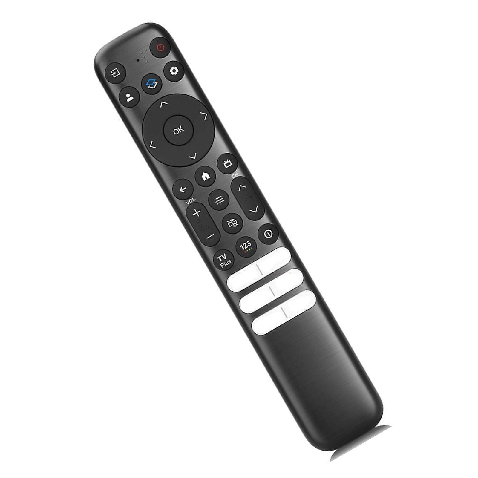 ABS TV Remotes Control Voice Activated Commands Ergonomic Layout Plastic Texture Suitable for Seamlessly Operation Multicolor