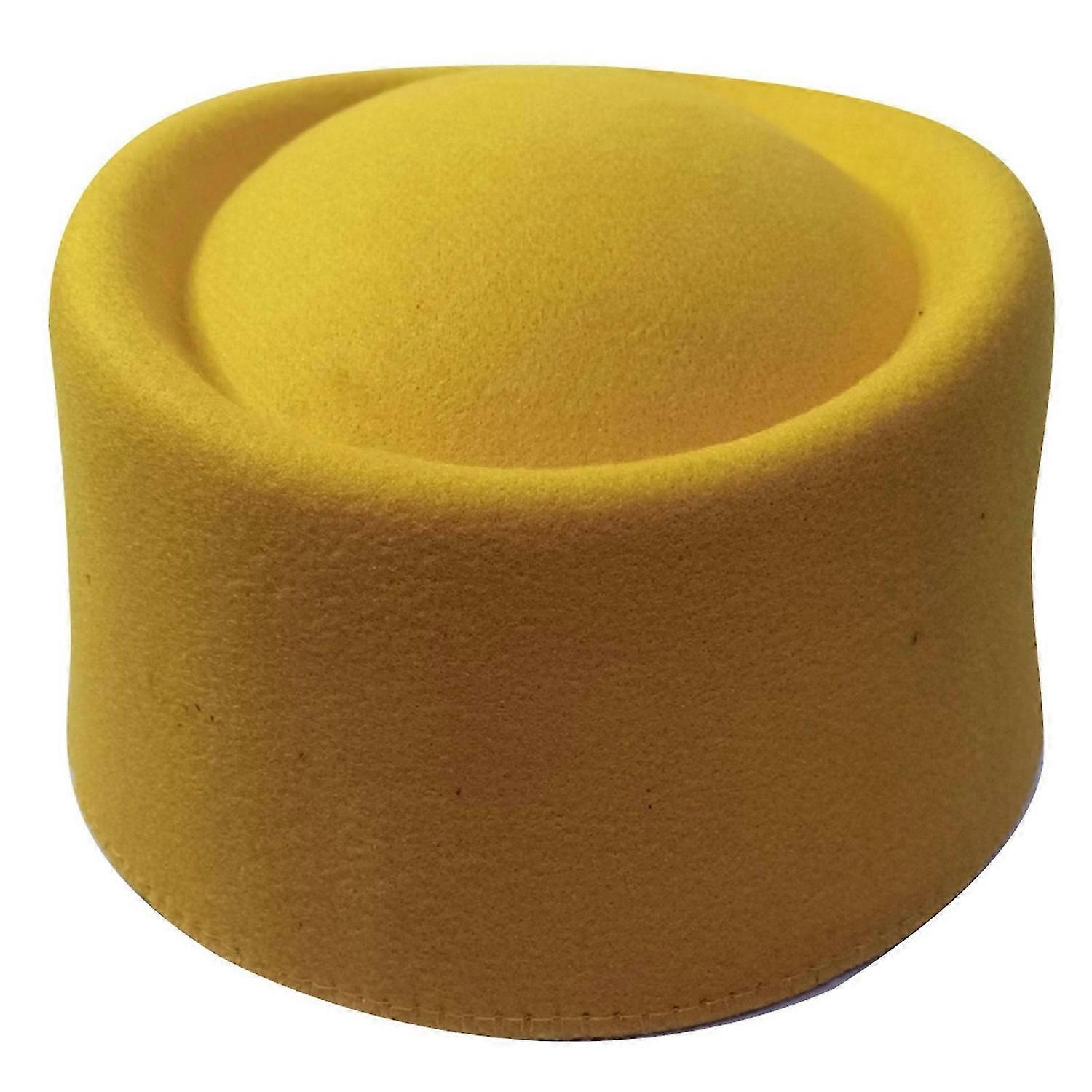 Elegantti Homburg Fedoras -sylinterihattu, fascinator-pohjainen yksivärinen hattu, litteä hattu, länsimainen trendi vapaa-ajan käyttöön