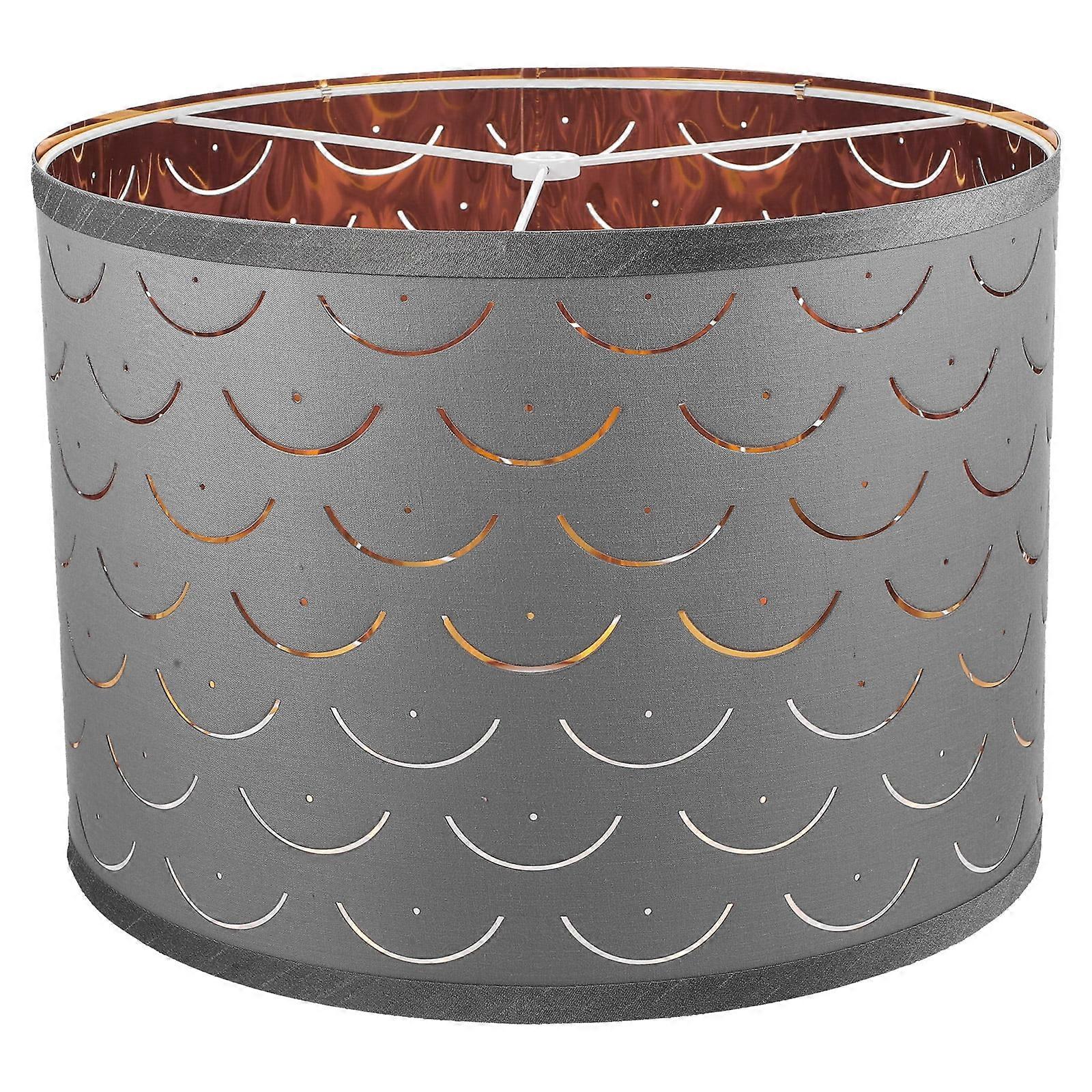 Fish Scale Lampshade Grey Table Floor Light Cover