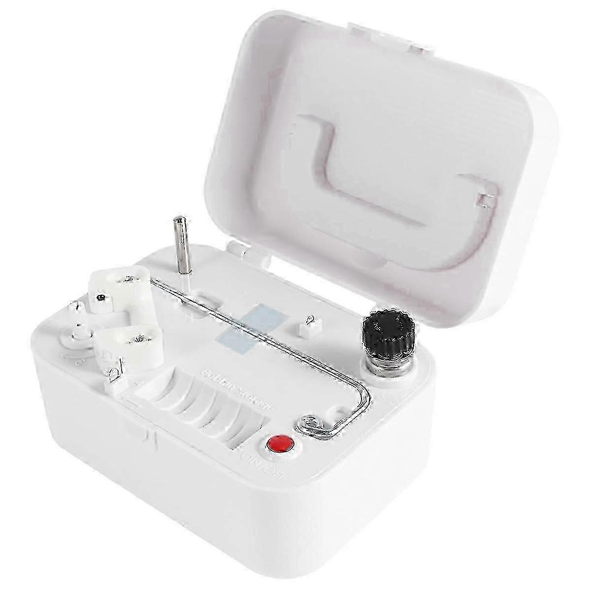 Electric Bobbin Winder Portable Bobbin Winder with Handle Automatic Bobbin Winder Machine USB/Batte