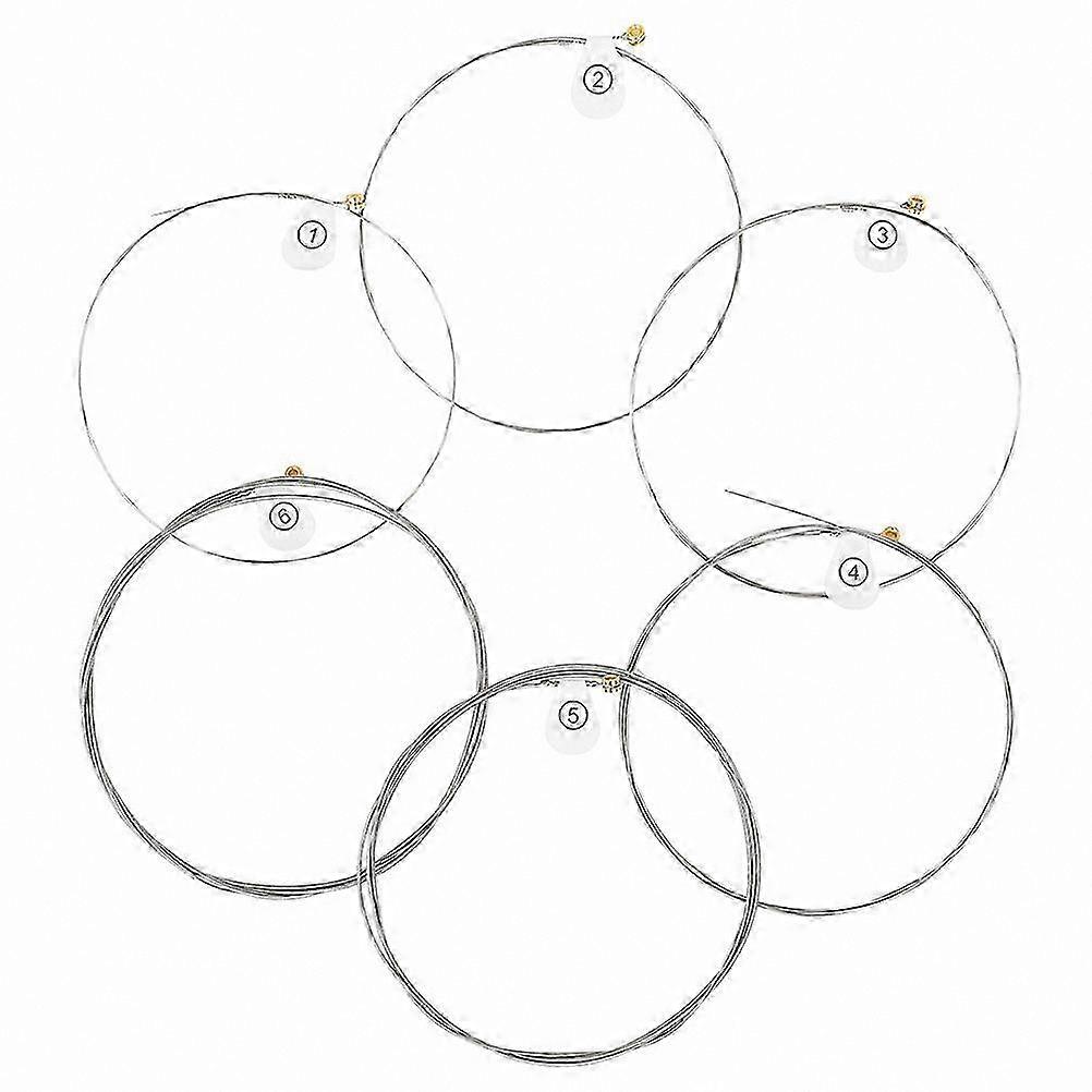 6-Pack Universal Folk Guitar Strings for Replacement