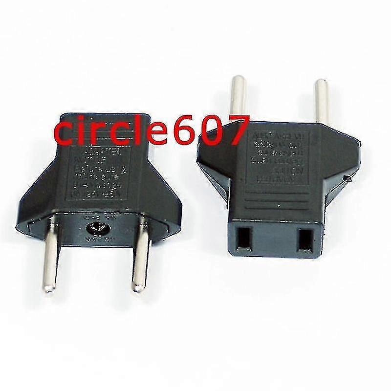 Us To Eu Plug Adapter Ac Converter Eu Travel Adapter (ruipei)