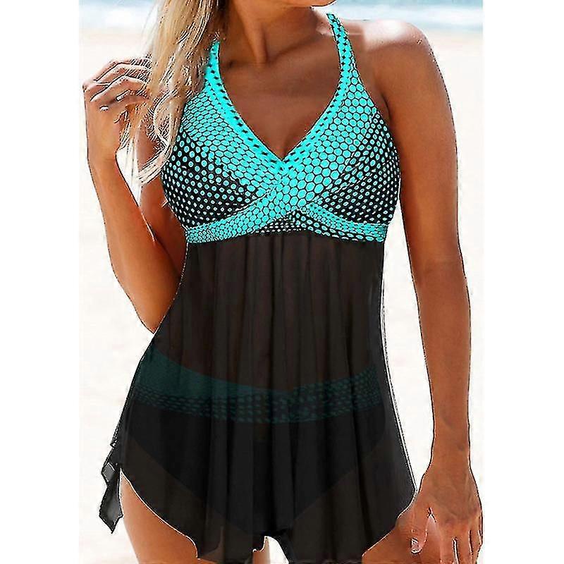 Kvinders badedragter Plus Size rygløs polyester badedragt til damer S-8XL -GSL