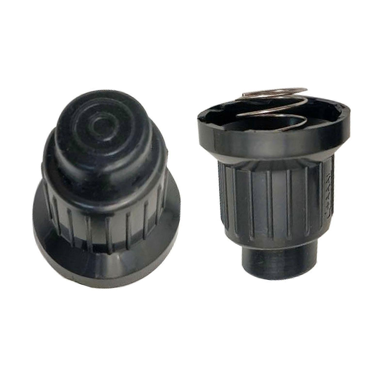 2Pcs Grill Ignition Caps Kits Push Button Igniters Replacement with Spring Mechanism Practical Spark Generator Knob Multicolor