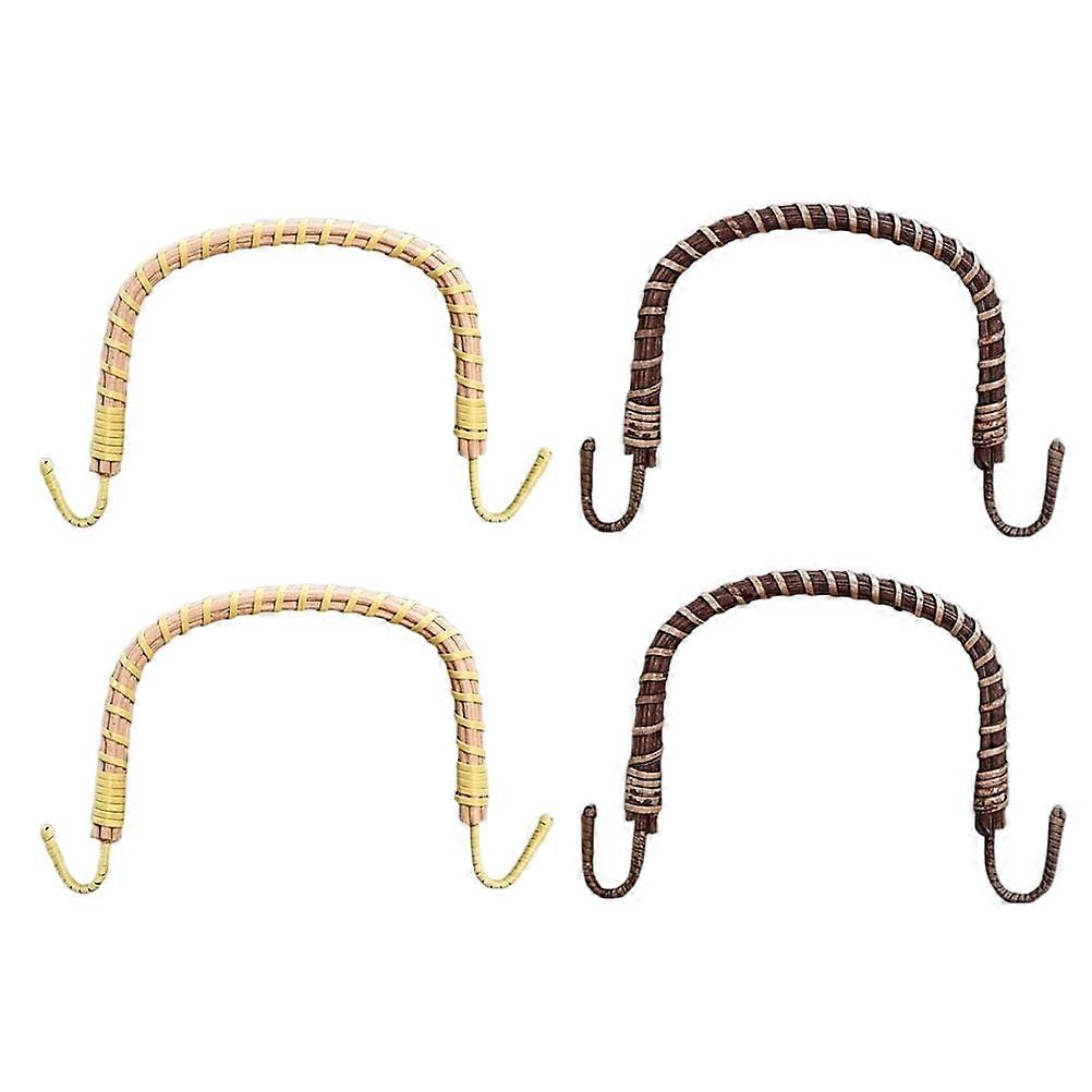 Adjustable Ceramic Teapot Handle with Rattan Replacement (4pcs)