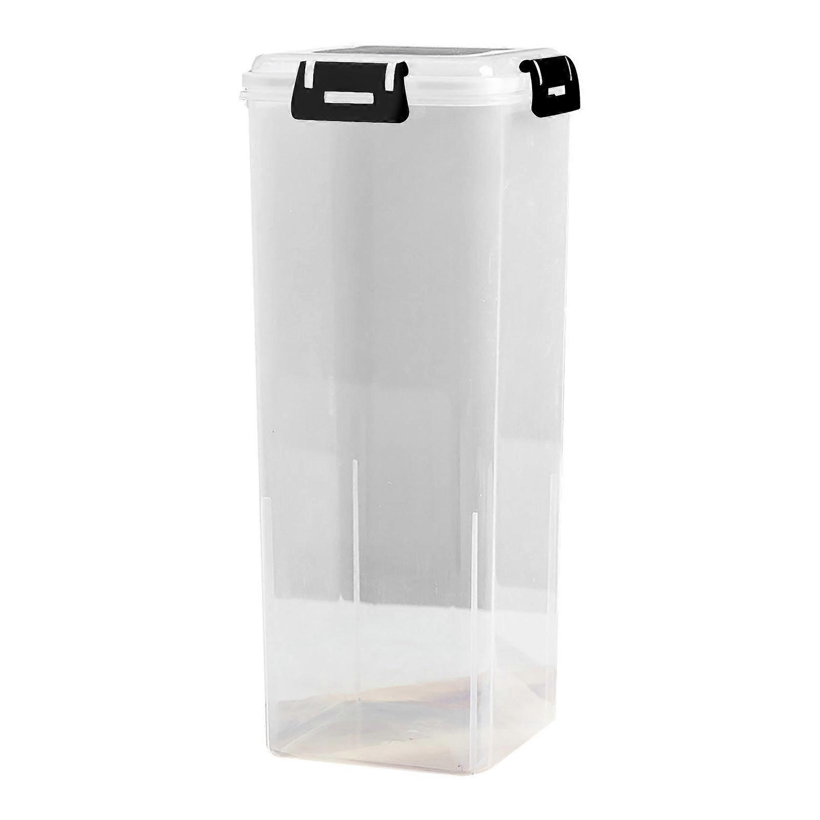 Airtight Bread Container Storage Box with Drawer Tray Transparent Lid Extend Shelf Life Bagel