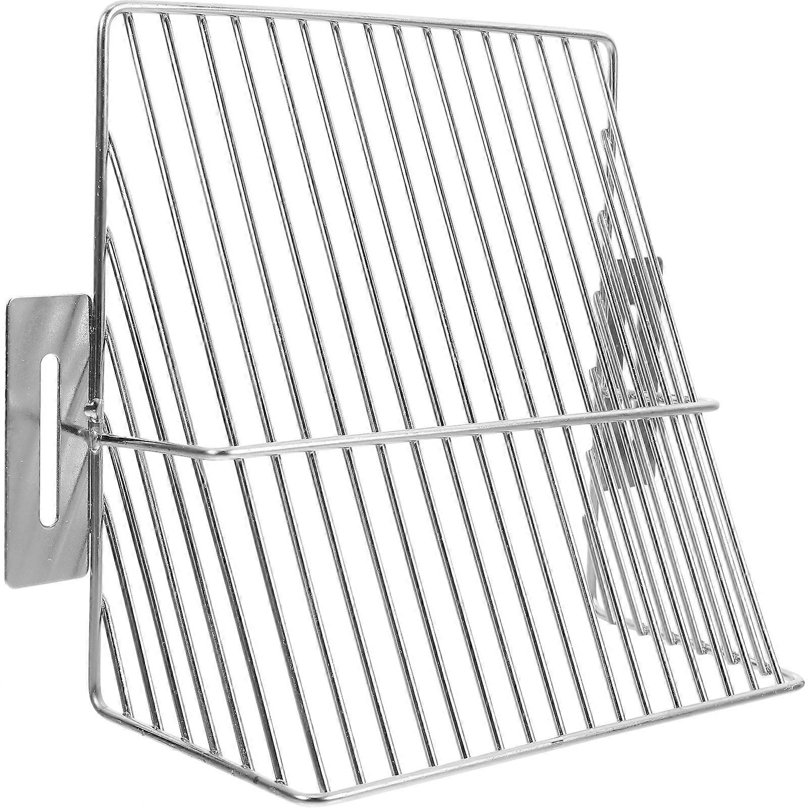 Downspout Gutter Guard Stainless Steel Roof Strainer For Rooftop Drains Prevent Clogged Drains Angular Lines .50X18.50X7.00CM 1Pack