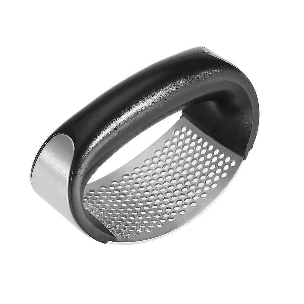 Stainless Steel Garlic Press with Ergonomic Nonslip Handle, Rustproof Crusher Mincer for Kitchen