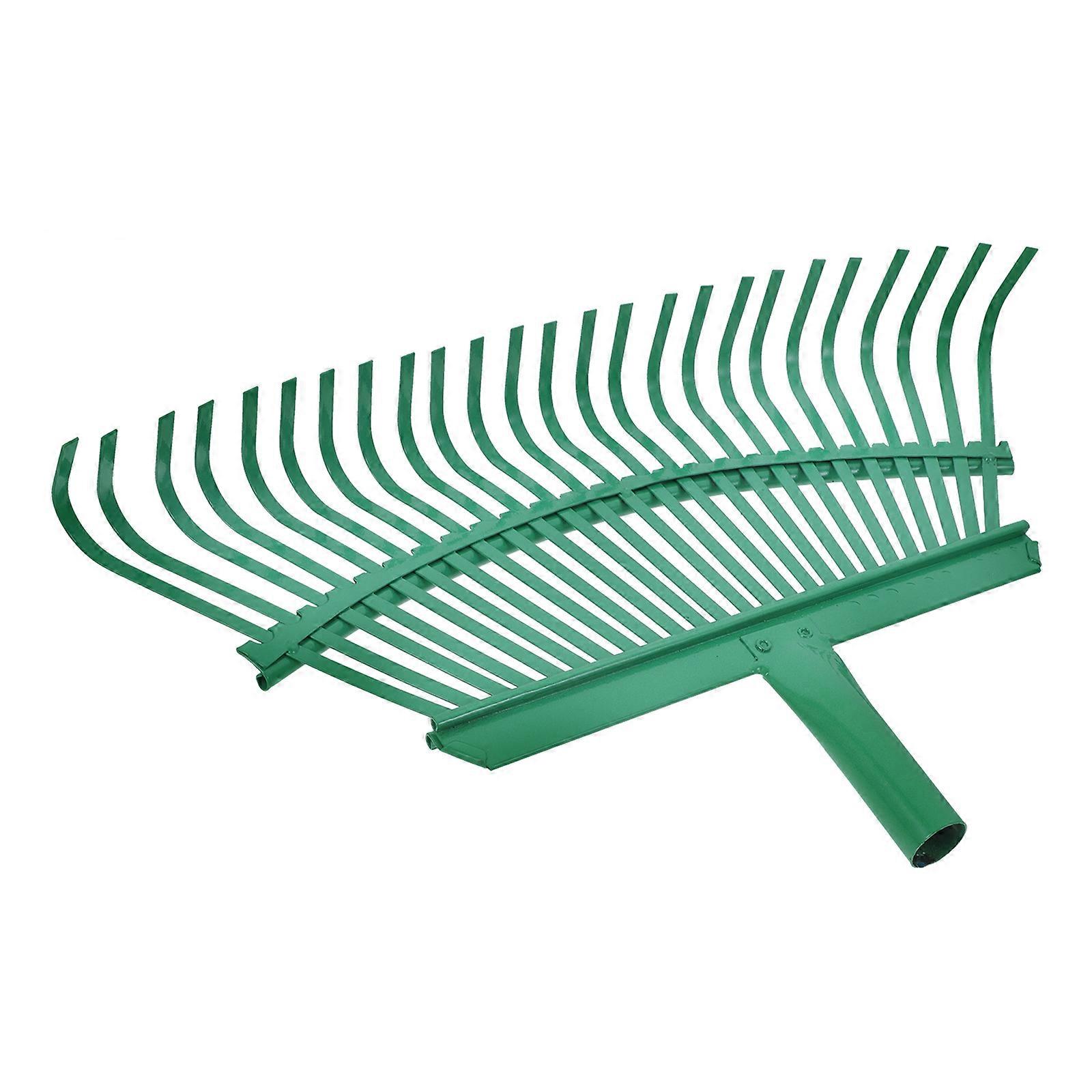 Gardening Rake Head Replacement Steel Multi-Function Lightweight Garden Tool for Lawn Fallen Leaves 1Set