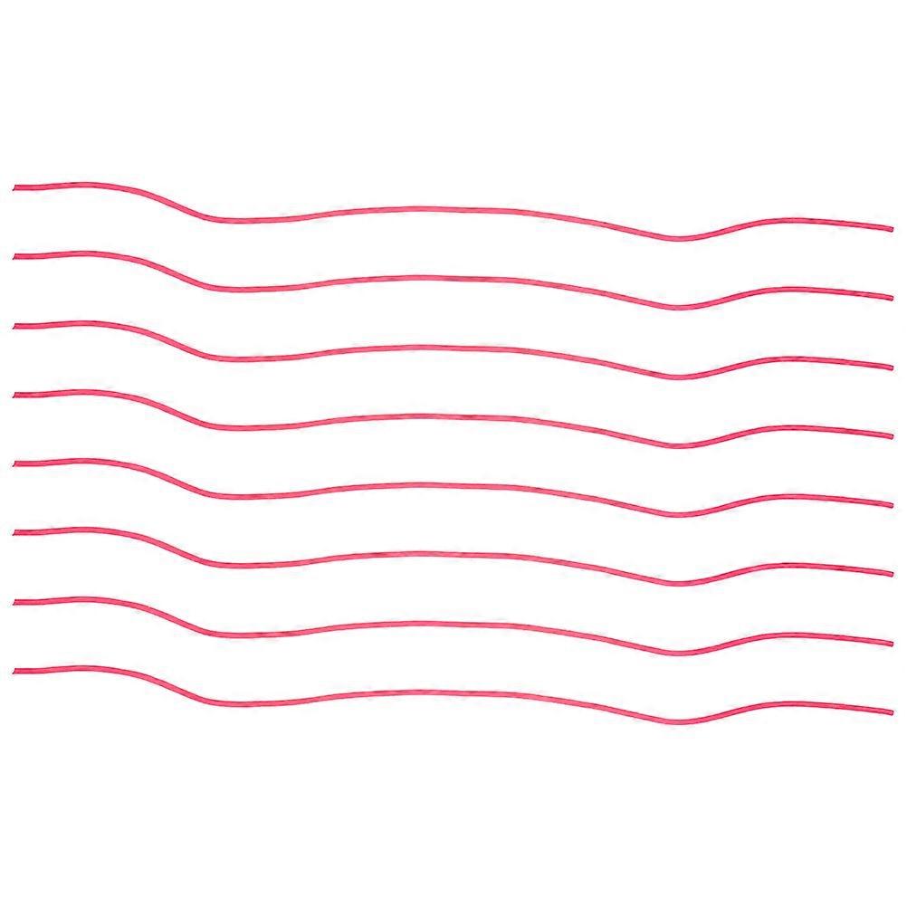 Pink Yangqin Rubber Tube Replacement Set for Dulcimer Accessories 8Pcs Kit