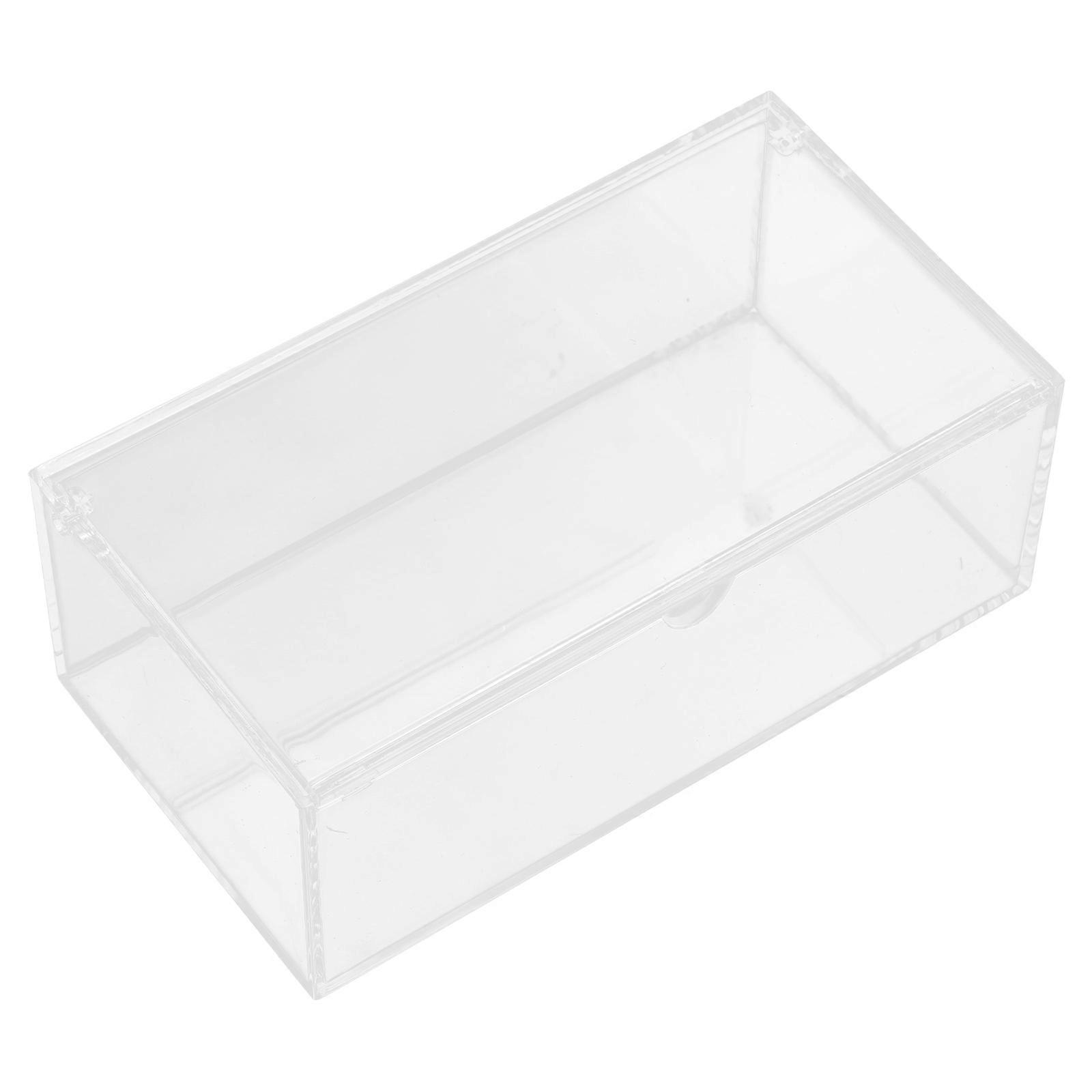 Dryer Sheet Box Clear Acrylic Box with Lid for Laundry Use