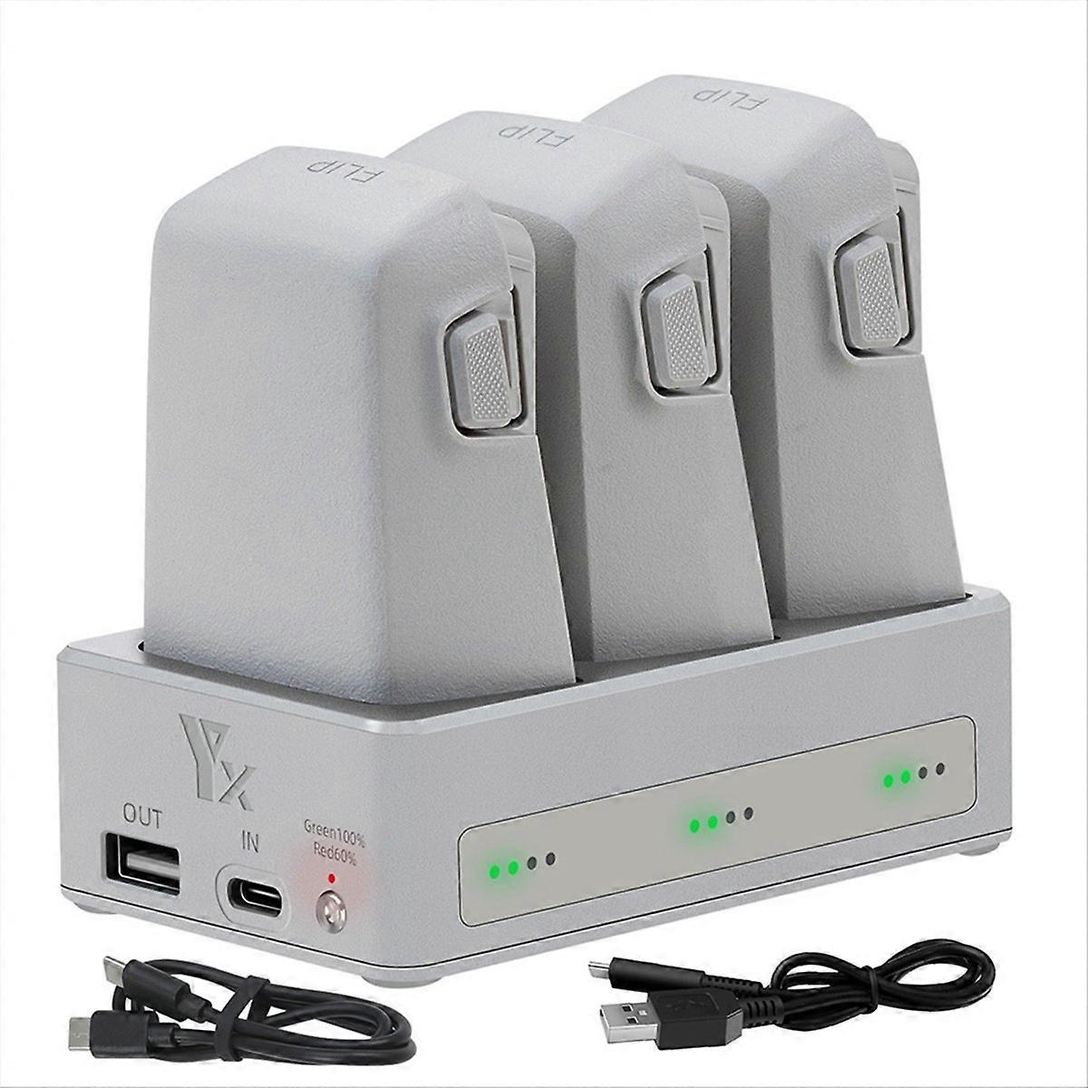  Drone Battery Charger for FLIP 3-Way Charging Hub Battery