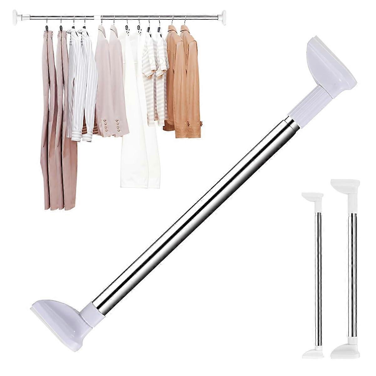 Adjustable NoDrill Heavy Duty Tension Rod for Curtains and Clothes, 25mm 20.4'29.5'