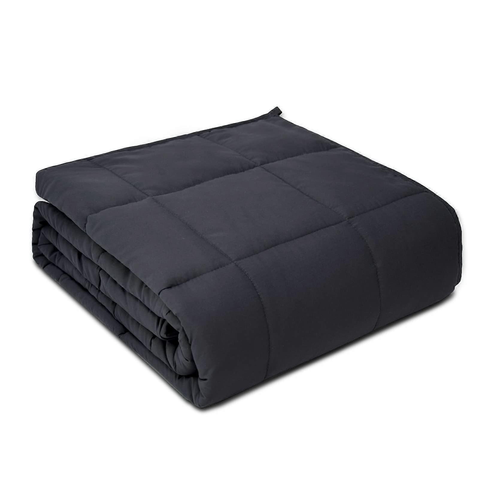 Weighted Blanket for Adults 20 lbs Queen Size Dark Grey 60'x80' Breathable Even Weight Distribution