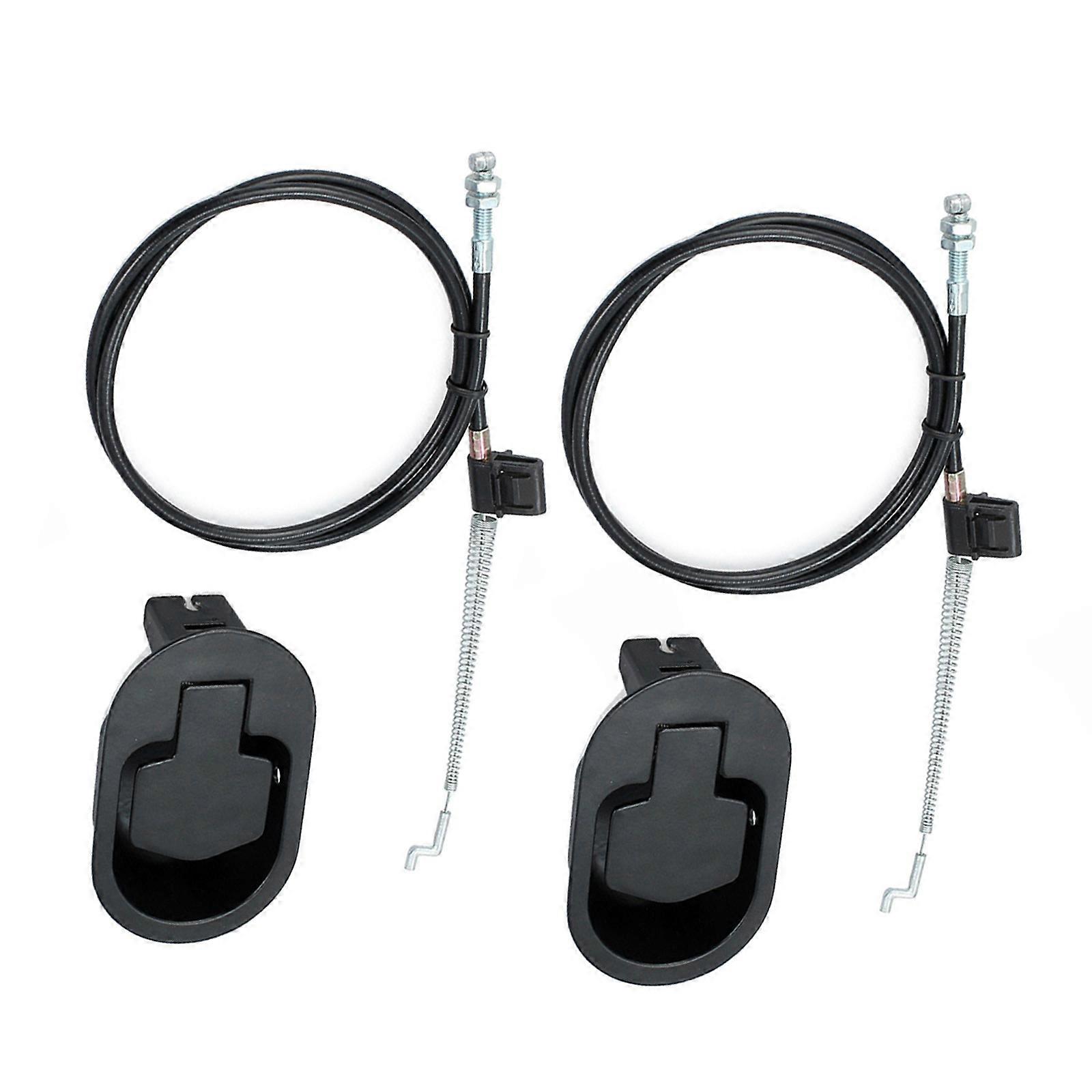 2pcs Universal Aluminum Metal Pull Recliner Handle Chair Release Lever Replacement Metal Handle with Spring and Cable for Sofa Couch (Handle with 96cm