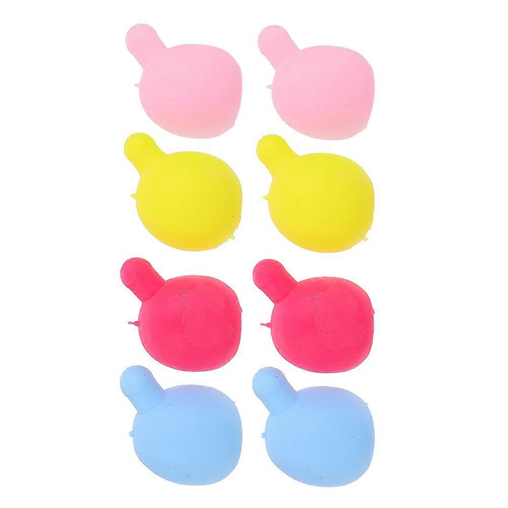 DIY Accessories with PVC Material for Creative Bubble Making Crafts Assorted Color 8pcs