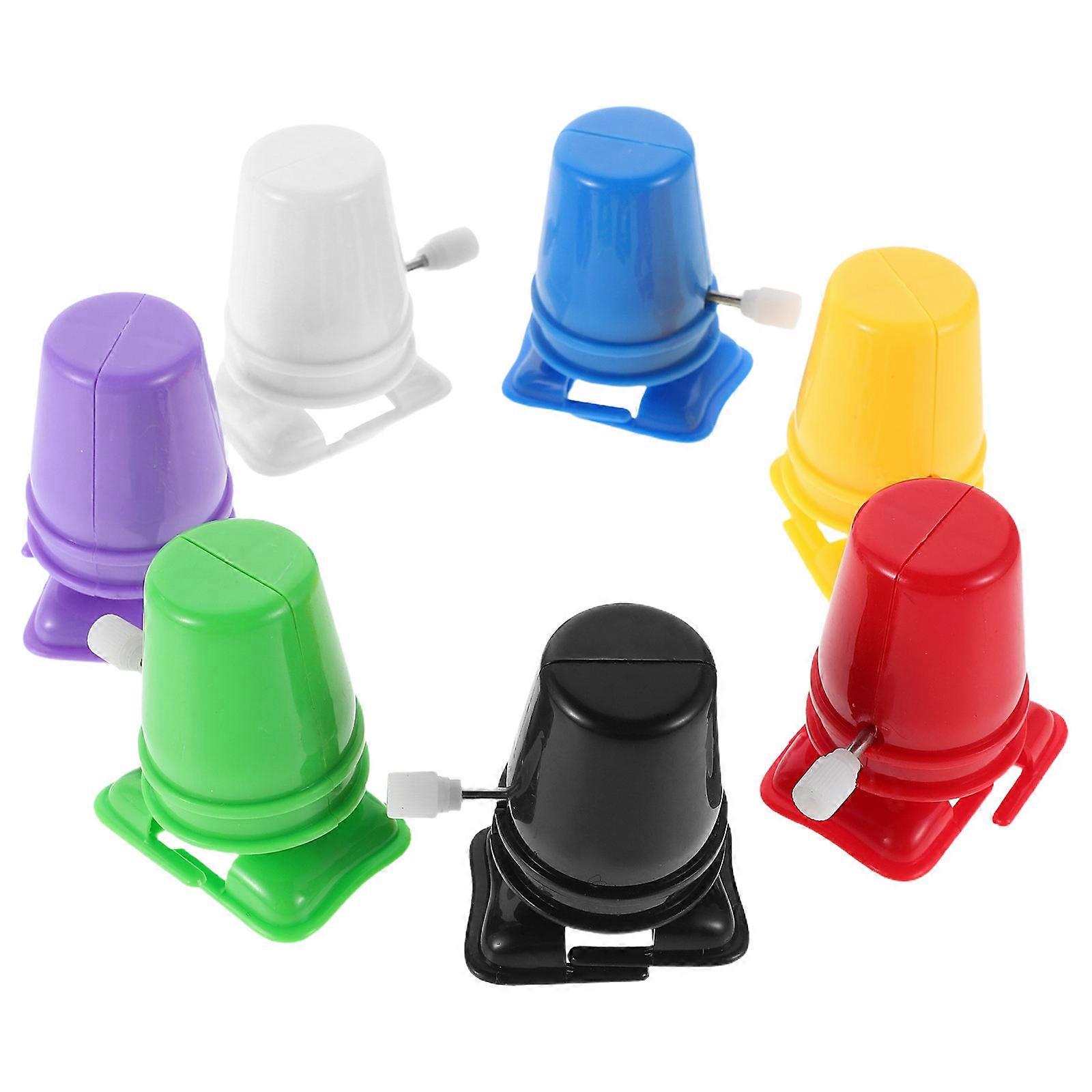 Plastic Clockwork Walking Movement for Educational DIY Crafts 7Pcs Pack