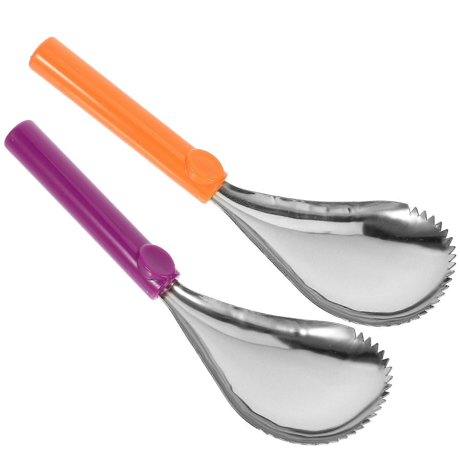 Pumpkin Core Remover Stainless Steel Kitchen Tool with 2Pcs for Use