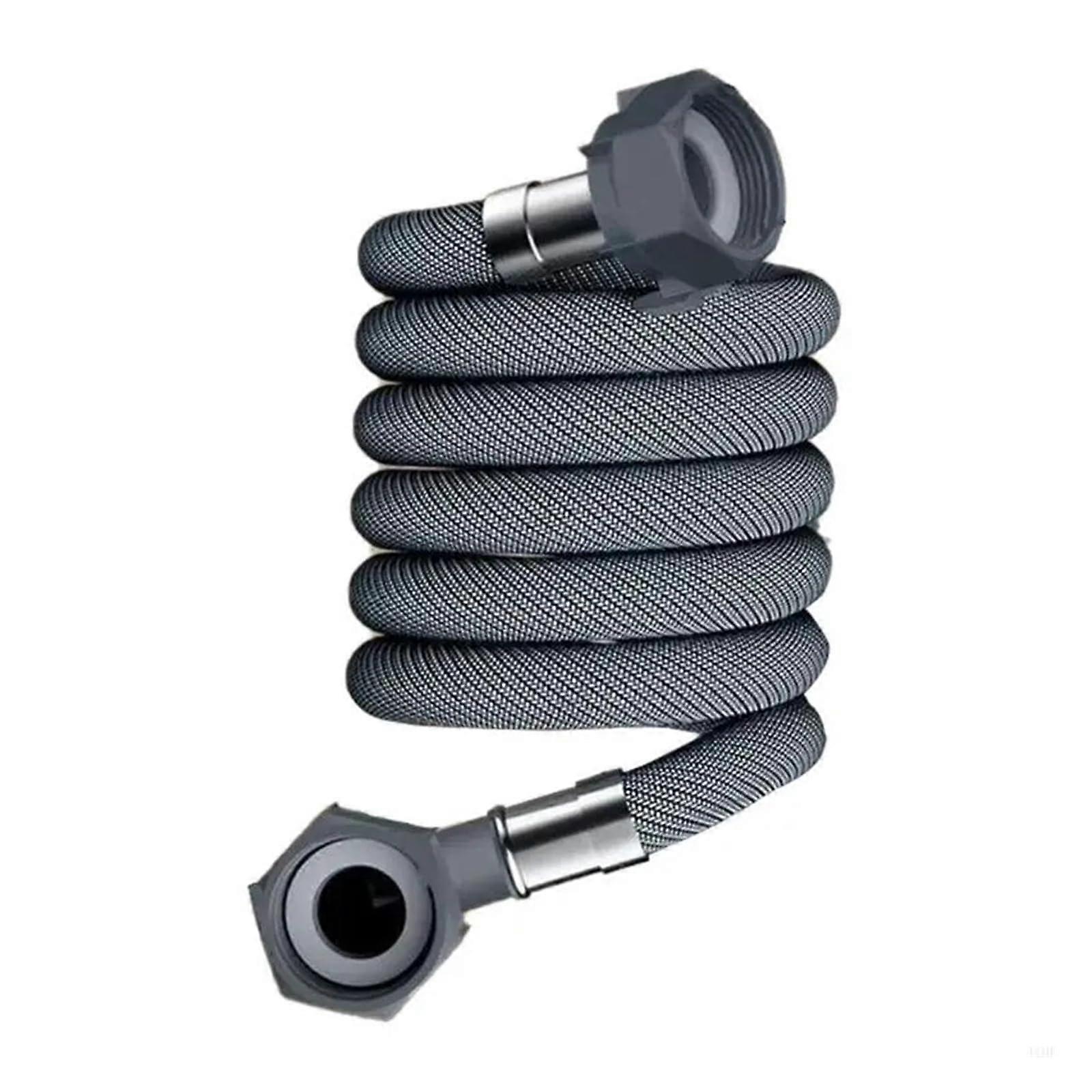 J1HF Washing Machine Inlet Hose Flexible Corrugated Dishwasher Inlet Hose 1m Bend Replacement Washer Hose Adapter