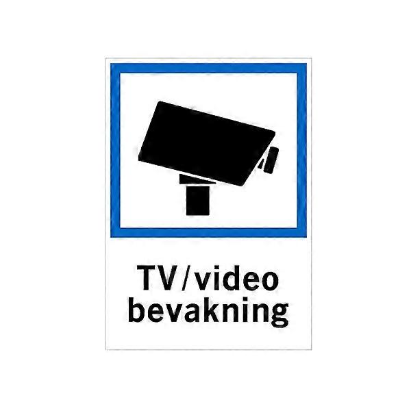Sign A4 - Camera monitored - TV/Video Surveillance