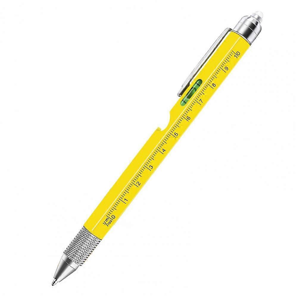 Tool Pen Gift for Engineers 9-in-1 Multitool Pen with Led Light Screwdriver Ruler Bottle Opener Gift