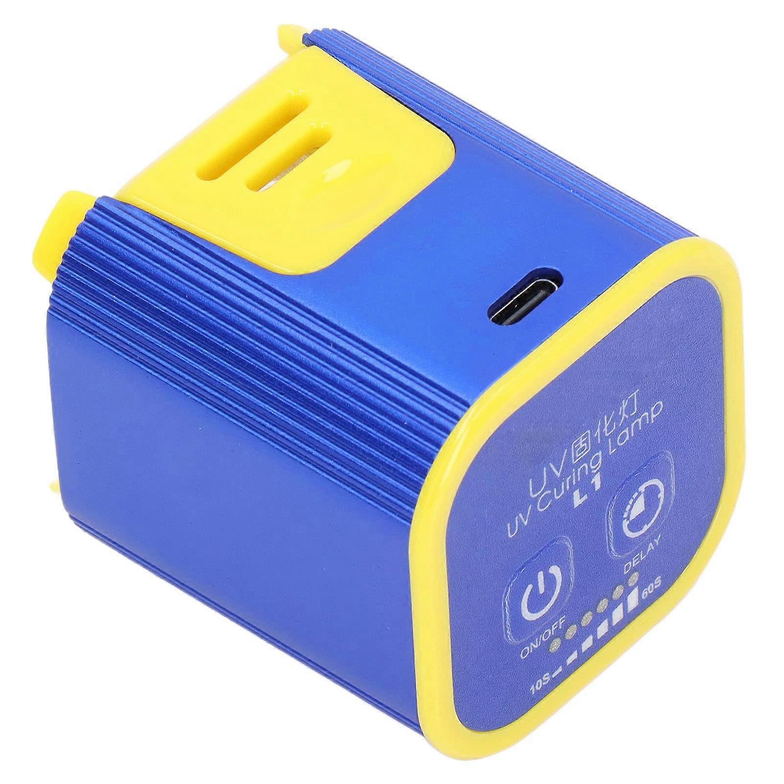 UV LED Curing Lamp 5W TypeC Fast Cure for Resin, Glue, Nail Polish and Repairs