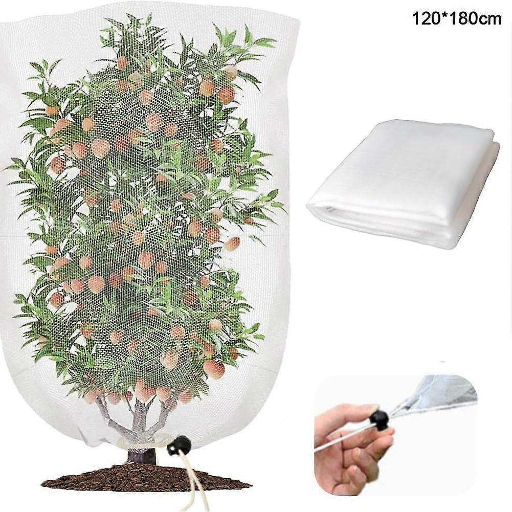 Fruit Tree Netting with Drawstring 120x180cm Garden Insect Barrier Plant Cover Tent-Bug Mesh Guard