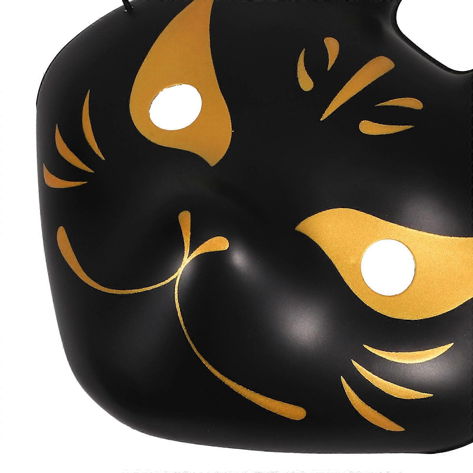 Fox Mask Plastic Halloween Mask for Party Use 2Pcs Assorted Colors