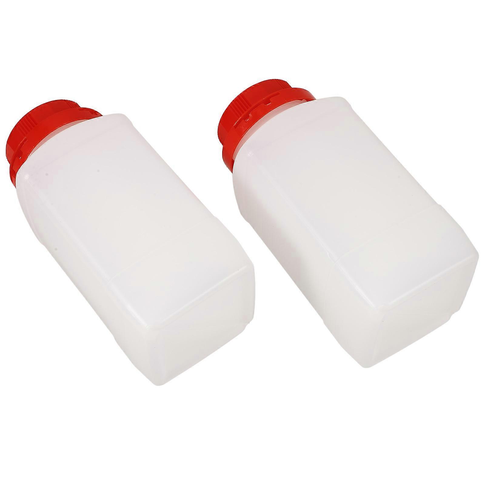 2Pcs Reagent Bottle Plastic Empty Bottle for Storage Sample Container