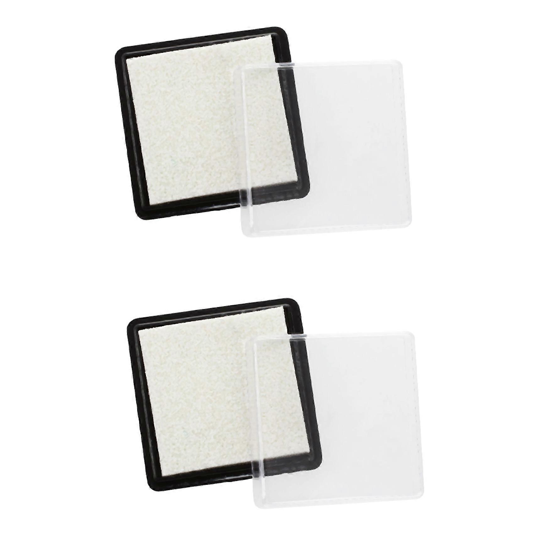 2X Ink Pad Stamp Pad for Wedding Letter Document White