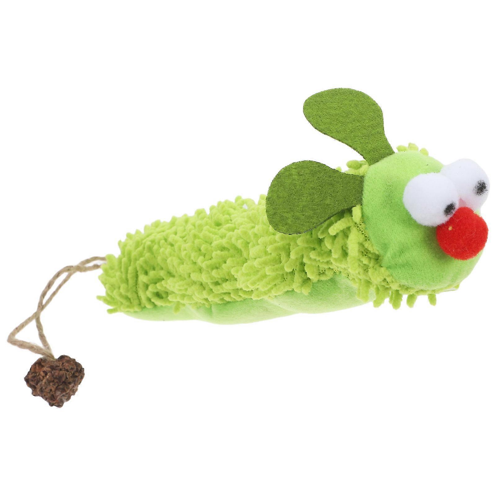 Interactive Catnip Caterpillar Plush Toy for Cats Cuddly