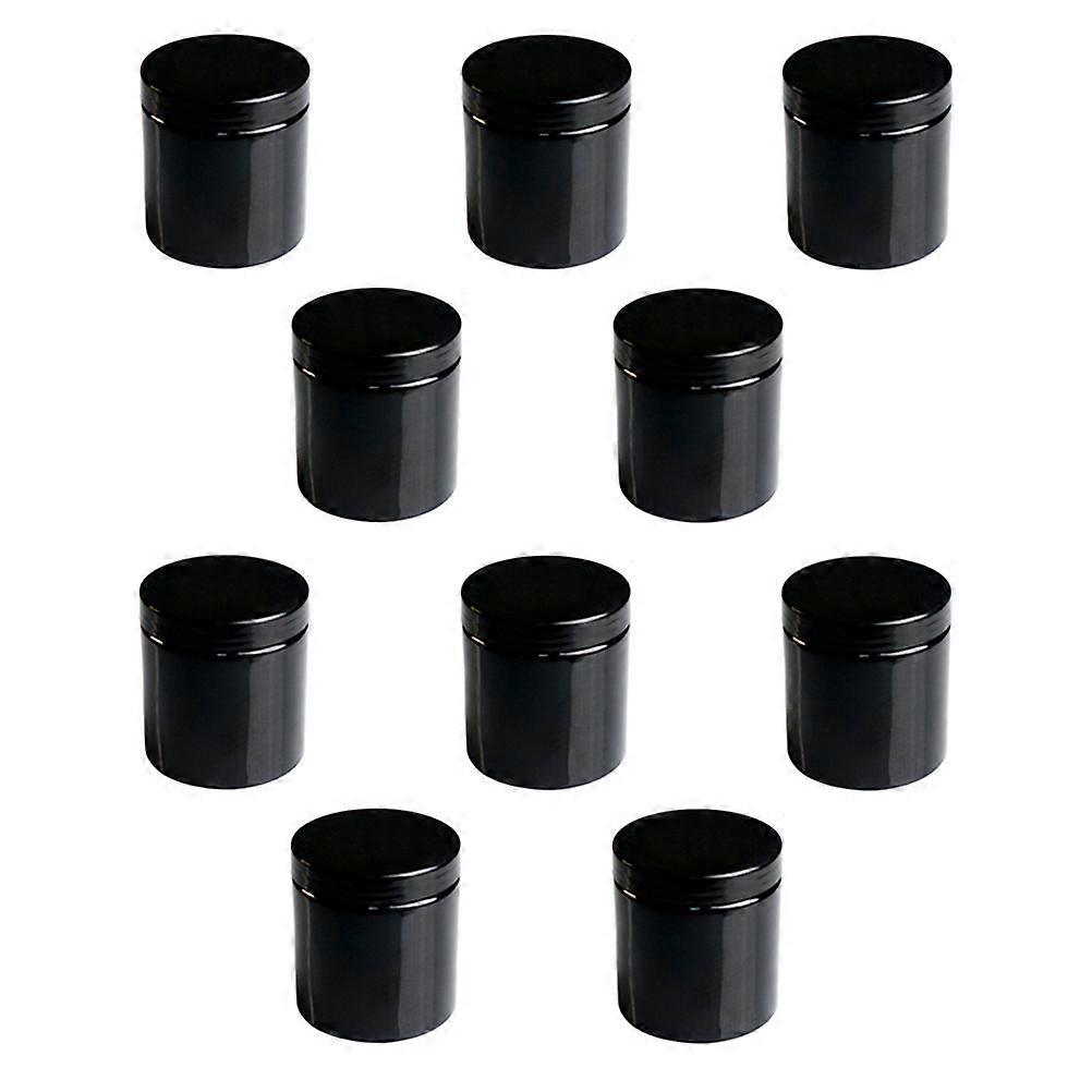 Pet Packaging Bottle Storage Holder for Storage 10Pcs Black Empty Makeup Containers