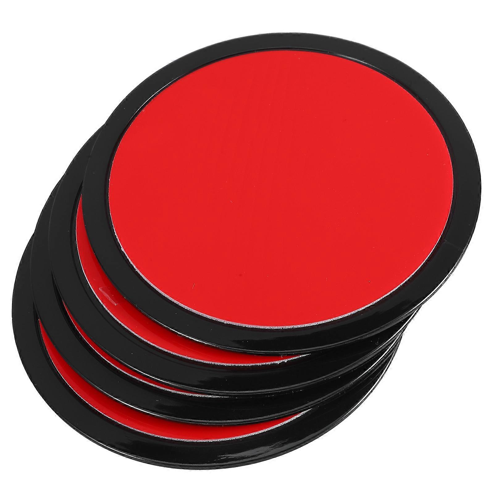 Round Adhesive Pad Plastic Suction Cup Holder Pad for Fixing 12Pcs