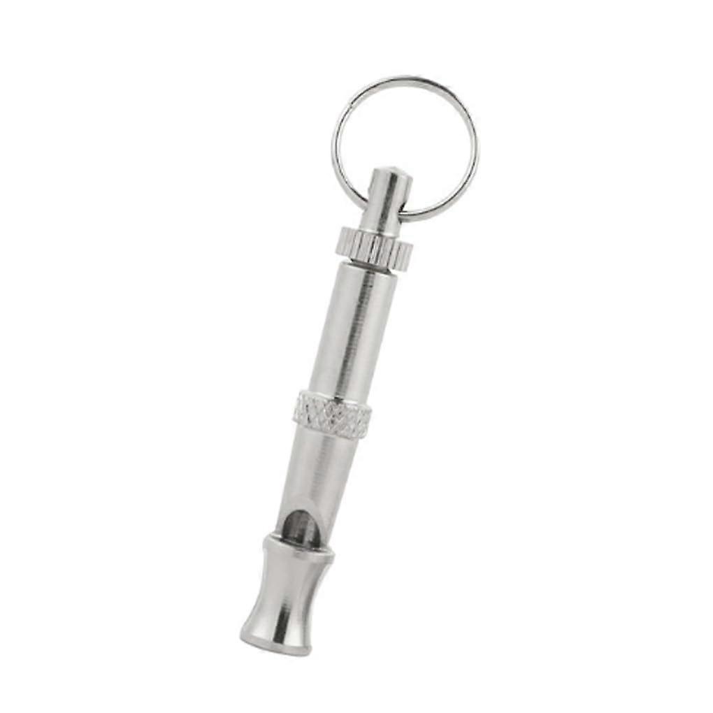 Dog Training Whistle Stainless Steel Adjustable Frequency Durable Scratchproof for Effective Pet Training