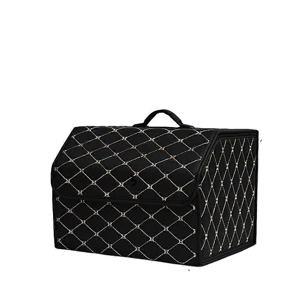 Car Boot Organizer for Citroen C1 20142019, Waterproof Foldable Leather Trunk Storage Box