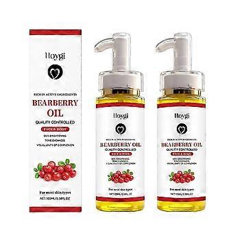 1-3x Organic Bearberry Oil - Pure Organic Face & Body Oil, Lighting & Anti-Dark Spots Treatment for Even Skin Tone 100ML-kx1