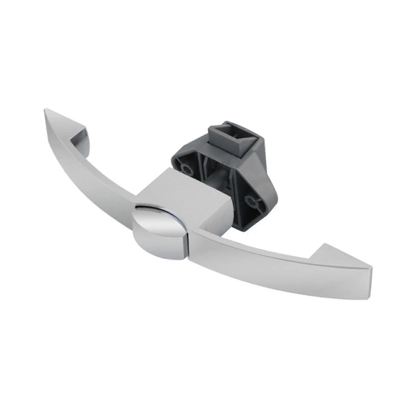 RV Door Lock with Push Button Cabinet Latch, Dual Function Handle for Camper Caravan Marine