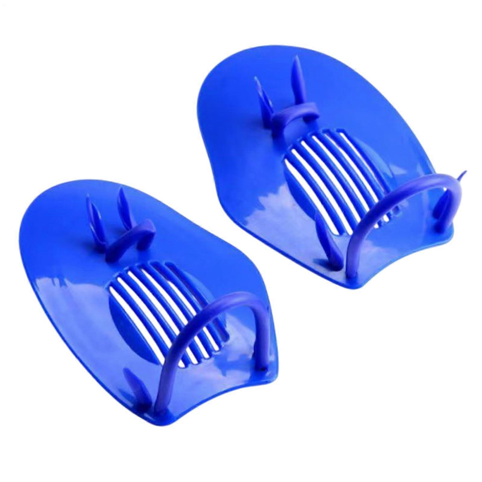 Swim Training Paddles with Adjustable Silicone Straps for Upper Body Strength and Pool Workout