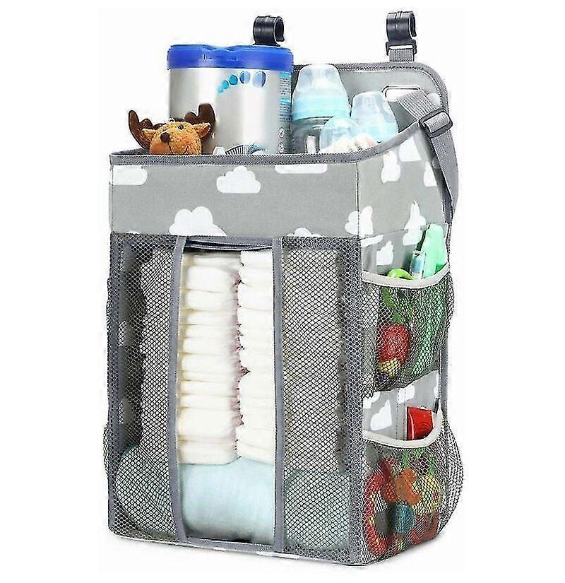 Multi-functional bedside table hanging bag storage bag children's room