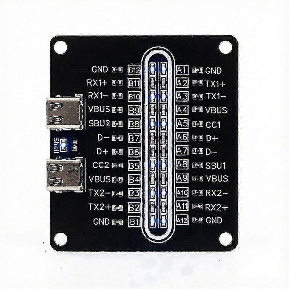 Type-C Data Cable Testing (C to C, Android/IOS Fast Charging Cable Testing) USB Short Circuit Switch Test Board
