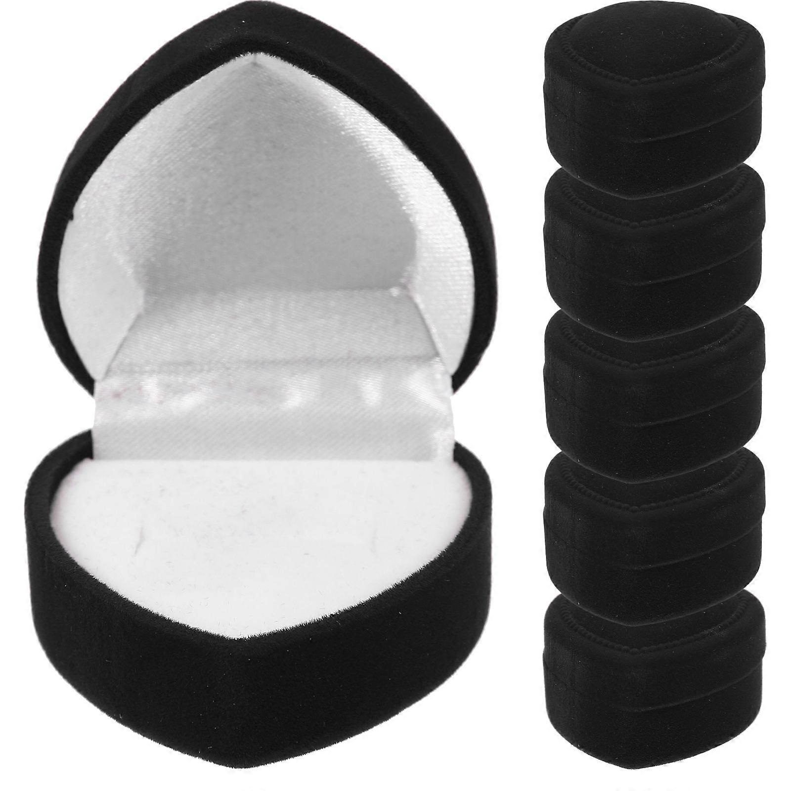 Heart Shaped Ring Box for Engagement Proposal 18Pcs Storage Use