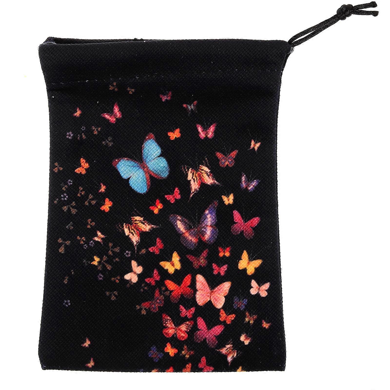 Tarot Card Holder Storage Pouch for Practical Use 3Pcs Velvet Drawstring Bag