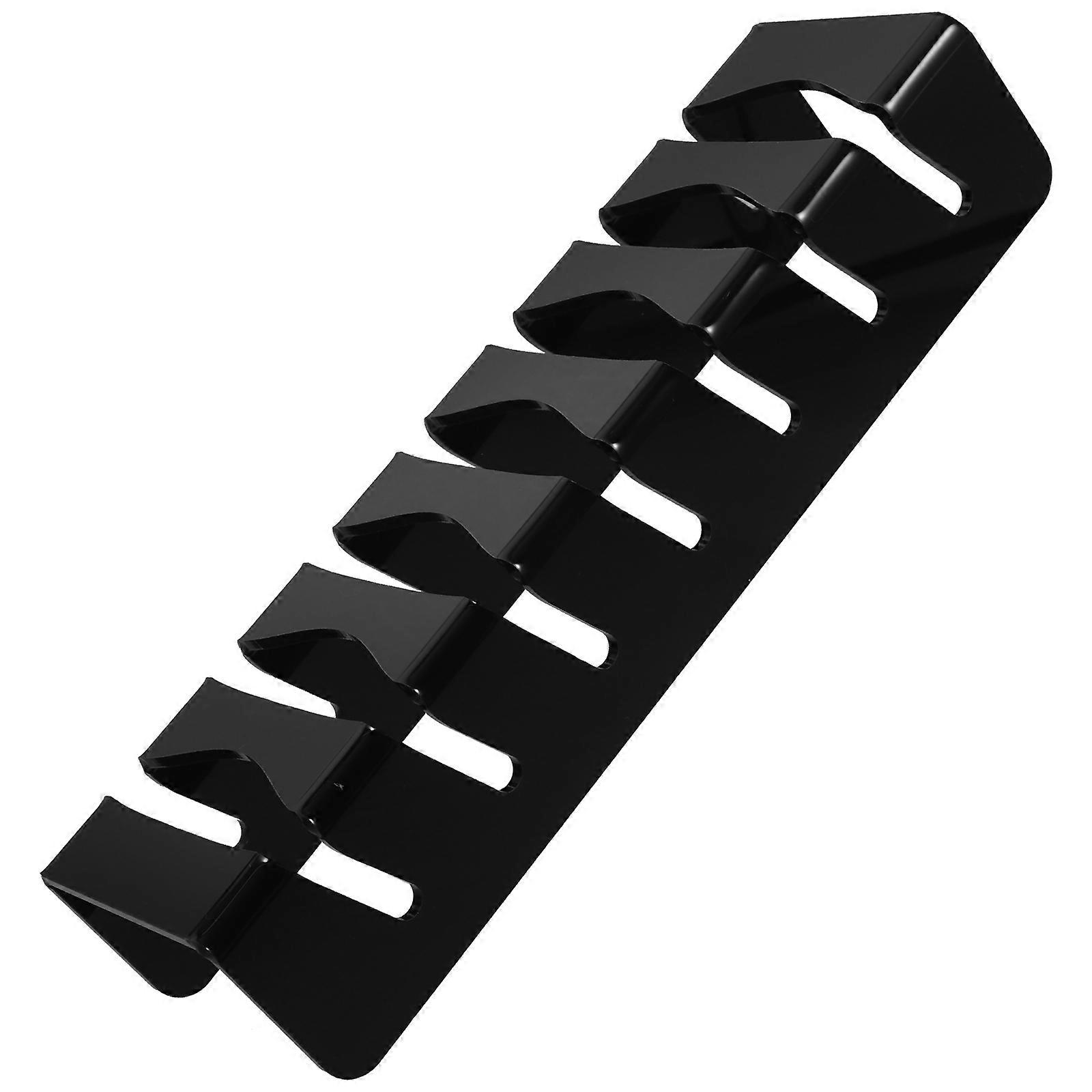 Black Acrylic Hat Organizer Rack for Storage Use Desktop Hat Display Stand