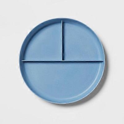 7.3" Plastic Divided Kids' Plate