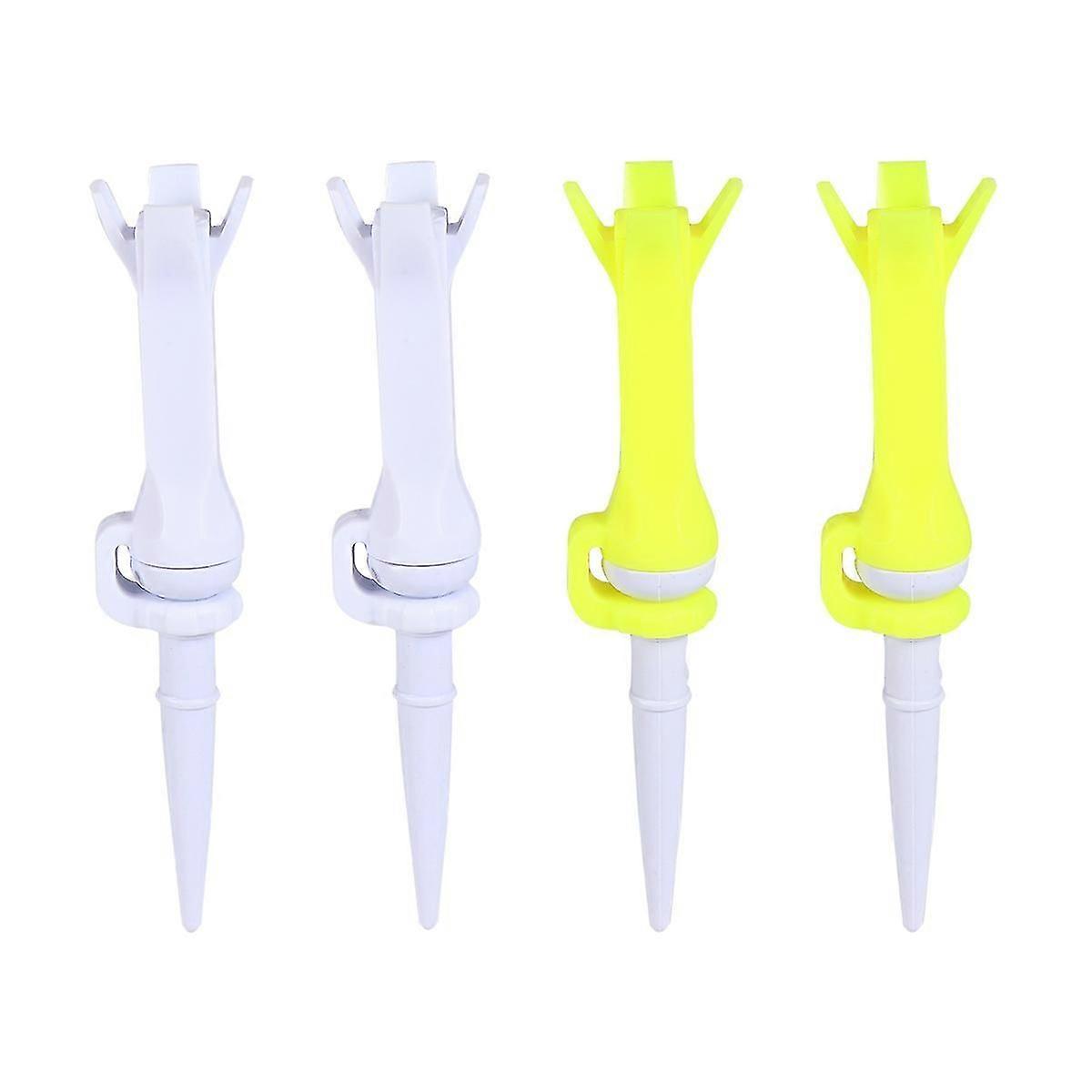 Practice Tees Tee Style Durable Ball Placement Aid for Outdoor Practice 4Pcs