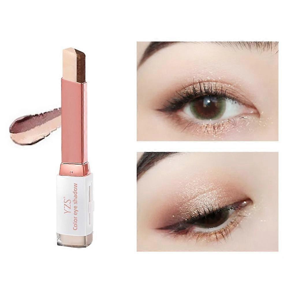 Gradient Double Colour Eyeshadow Stick Two Tone Eye Shadow Cosmetics