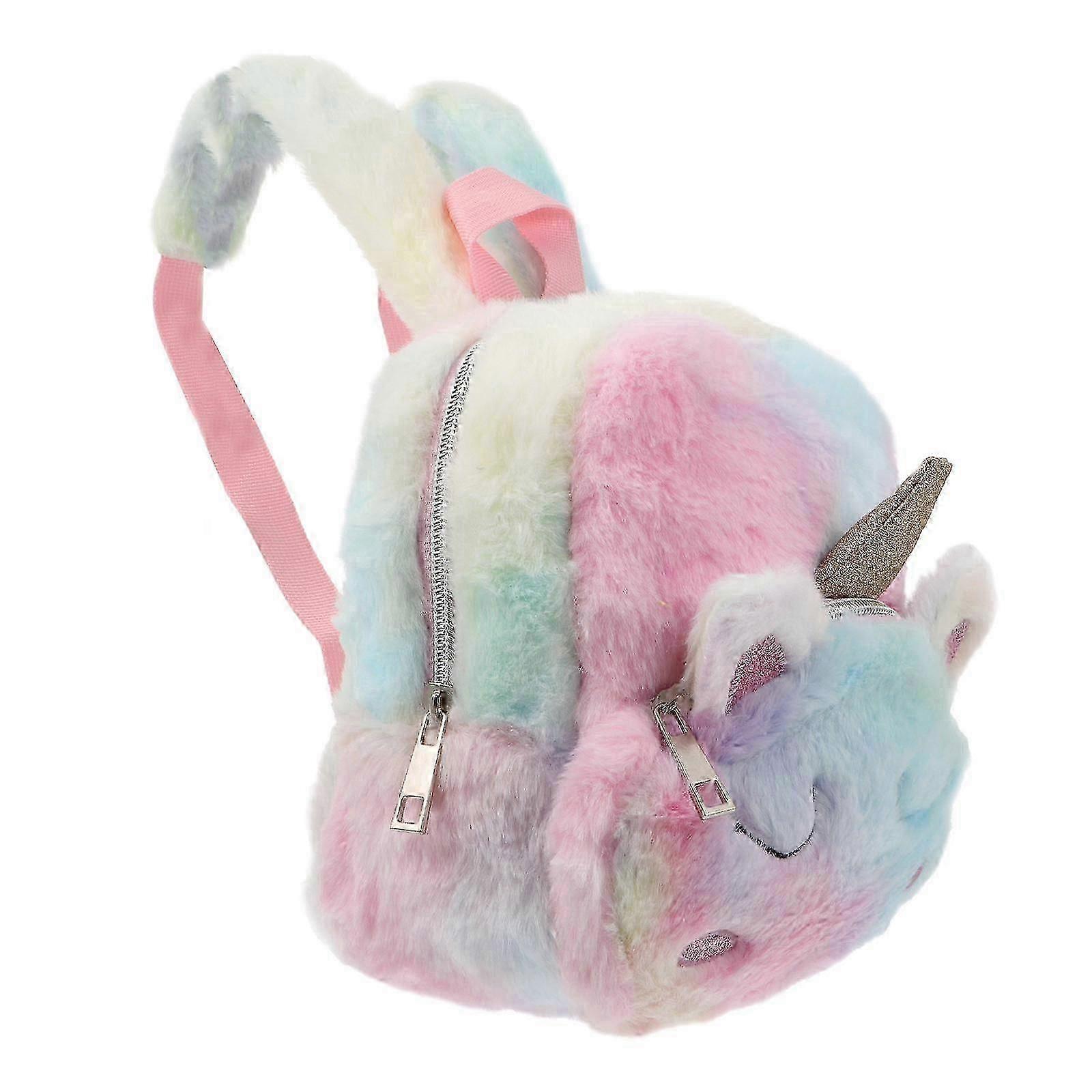 Cute Unicorn Plush Backpack for Storage with Durable Material