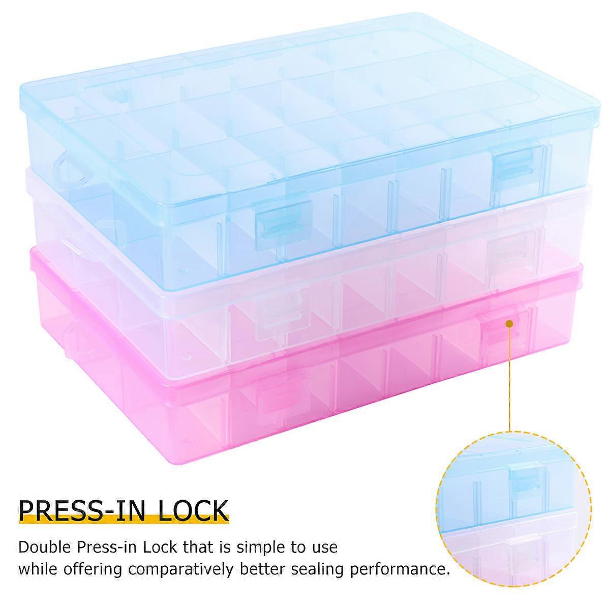 Multifunctional Plastic Storage Box for Electronics 1Set Set with Lattices